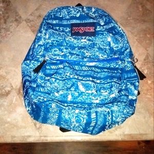 Large Jansport Midnight Sky Backpack Worn Once